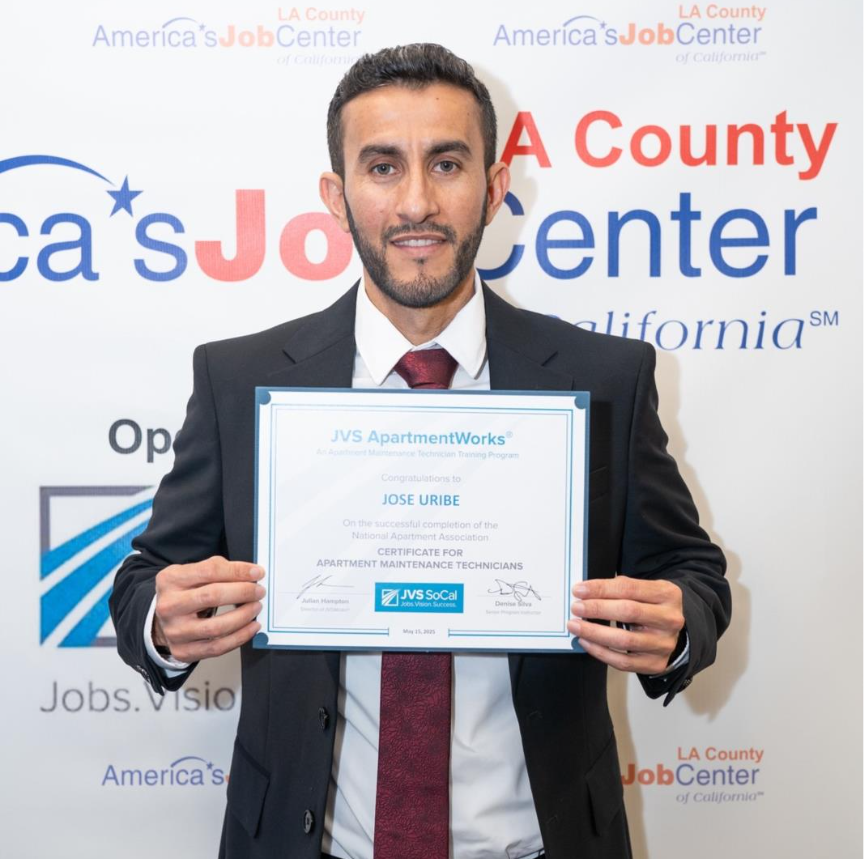 Driving toward a new career: How ApartmentWorks helped Jose transition into Property Maintenance